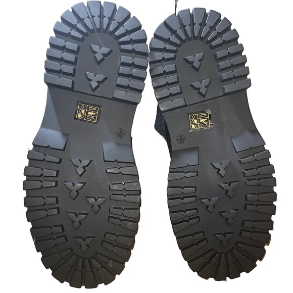 London Rebel Platform Croc chelsea calf sock boots - Picture 6 of 6